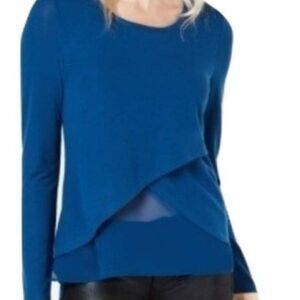 Bar III Women's Layered Look Blouse